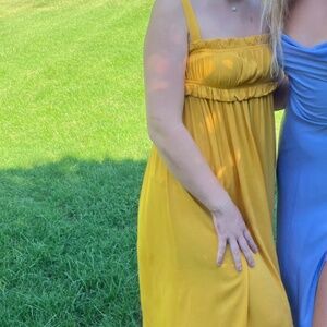 Boutique yellow long dress